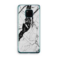 Witte marmer 2: Huawei Mate 20 Pro Transparant Hoesje Witte marmer 2: Huawei Mate 20 Pro Transparant Hoesje