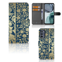 Motorola Moto G62 5G Hoesje Beige Flowers