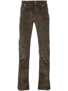 Jacob Cohën pantalon slim Bard en velours côtelé - Vert