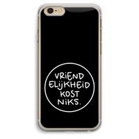 Vriendelijkheid: iPhone 6 Plus / 6S Plus Transparant Hoesje