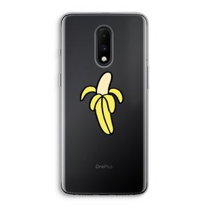 Banana: OnePlus 7 Transparant Hoesje