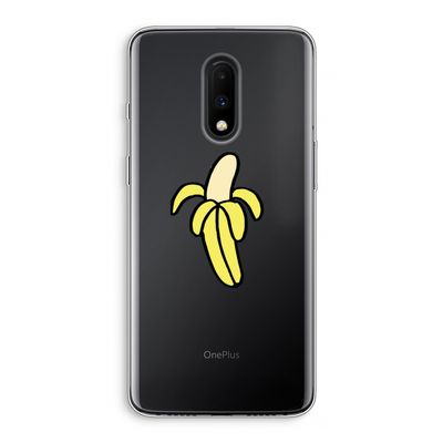 Banana: OnePlus 7 Transparant Hoesje