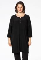 Yoek Tuniek met pareldetail | Zwart | Maat 58/60