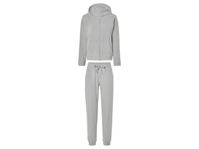 esmara Dames fleece huispak (M (40/42), Grijs)