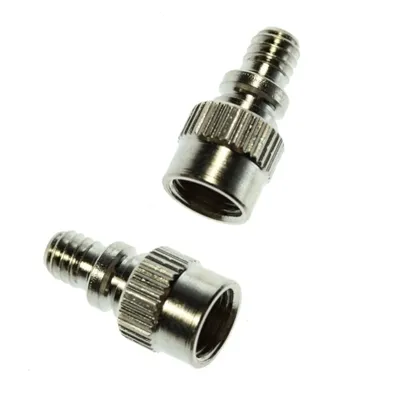 Verloopnippels Schräder / Auto - 2 stuks