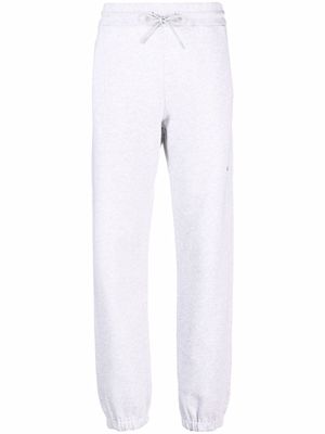 MSGM pantalon de jogging à logo - Gris