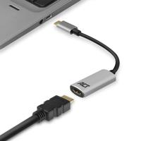 ACT usb-c naar hdmi female adapter, 4k