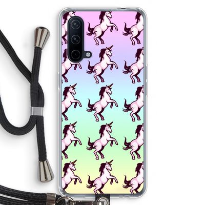 Musketon Unicorn: OnePlus Nord CE 5G Transparant Hoesje met koord
