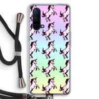 Musketon Unicorn: OnePlus Nord CE 5G Transparant Hoesje met koord