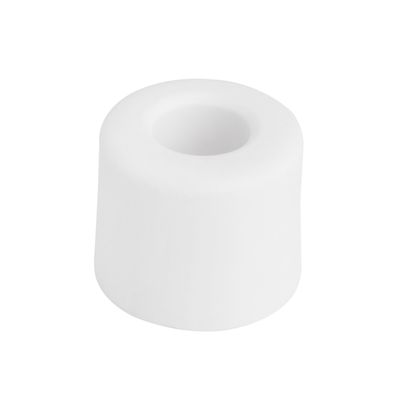 Deurbuffer - deurstopper - wit - rubber - 30 x 25 mm - schroefbevestiging