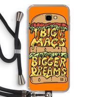 Big Macs Bigger Dreams: Samsung Galaxy J4 Plus Transparant Hoesje met koord