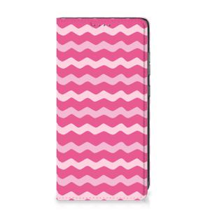 Samsung Galaxy A52 Hoesje met Magneet Waves Pink