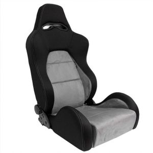 Sportstoel 'Eco Soft' - Zwart/Grijs - Dubbelzijdig verstelbare rugleuning - incl. sledes SS40G