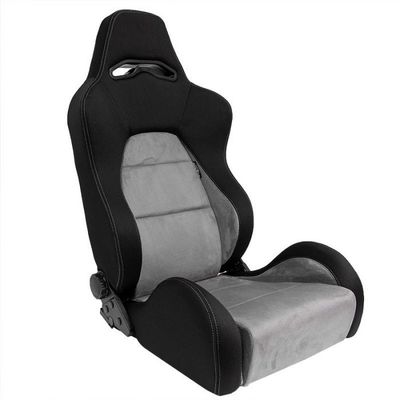 Sportstoel 'Eco Soft' - Zwart/Grijs - Dubbelzijdig verstelbare rugleuning - incl. sledes SS40G