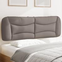Hoofdbordkussen 160 cm stof taupe