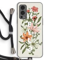 Hello bloemen: OnePlus Nord 2 5G Transparant Hoesje met koord