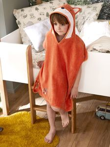 Badponcho Vos terracotta