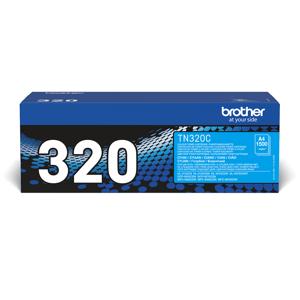 Brother Toner TN-320C Origineel Cyaan 1500 bladzijden TN320C