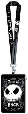 The Nightmare Before Christmas Lanyard with Pouch Passport Holder
