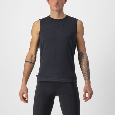 Castelli Bandito Wool ondershirt mouwloos zwart heren L