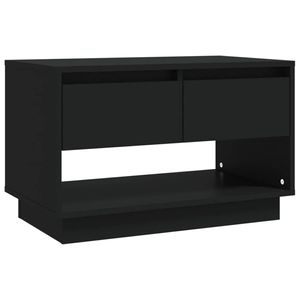 vidaXL Tv-meubel 70x41x44 cm bewerkt hout zwart