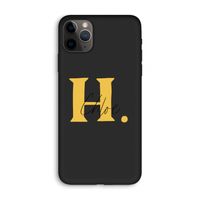 Amber Script: iPhone 11 Pro Max Biologisch afbreekbaar hoesje