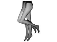 esmara 2 paar dames panty&apos;s 40 DEN (Strepen/zwart, S (36/38))