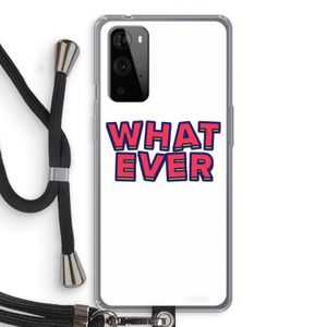Whatever: OnePlus 9 Pro Transparant Hoesje met koord