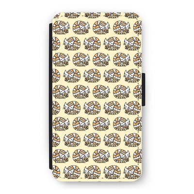Slapende poes: iPhone 11 Pro Flip Hoesje