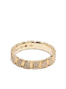 Loyal.e Paris bague Ride & Love en or 18ct pavée de diamants