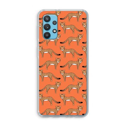 Cheetah: Samsung Galaxy A32 4G Transparant Hoesje