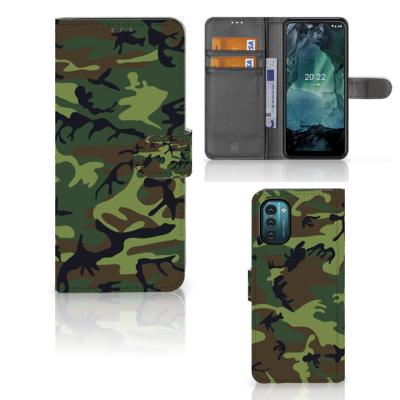 Nokia G11 | G21 | Telefoon Hoesje | Army Dark