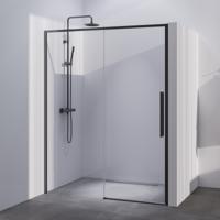 BRAUER Season nisdeur model B met schuifdeur helder glas 160x200 omkeerbaar incl. glascoating Season-Gunmetal