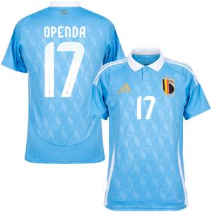 België Shirt Uit 2024-2025 + Openda 17
