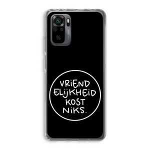 Vriendelijkheid: Xiaomi Redmi Note 10 Pro Transparant Hoesje