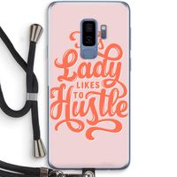 Hustle Lady: Samsung Galaxy S9 Plus Transparant Hoesje met koord