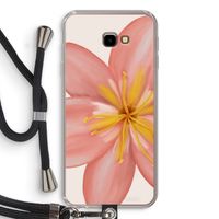 Pink Ellila Flower: Samsung Galaxy J4 Plus Transparant Hoesje met koord