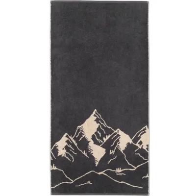 Cawö Cawö Alpenchic Edition 6269 Handdoek 50x100 granit