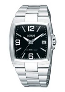 Horlogeband Lorus RXH39GX9 / VX42-X239 Staal 10mm