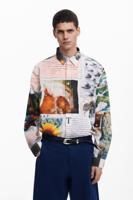 Overhemd met lange mouwen nieuws - WHITE - XL