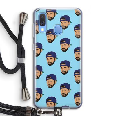 Drake Away: Samsung Galaxy A40 Transparant Hoesje met koord