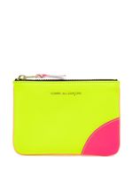 Comme Des Garçons Wallet pochette Super Fluo en cuir - Jaune