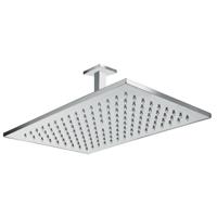 Hoofddouche Tres Selection | 22x32 cm | Incl.Plafondarm | Rechthoek | Chroom