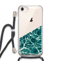 Weerkaatsing water: iPhone 8 Transparant Hoesje met koord