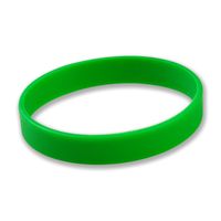 Siliconen armband groen   -