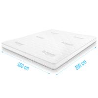 Topdekmatras koudschuim Tencel Deluxe 160x200 dikte 11 cm
