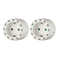 Tijdschakelaar rond - 2x - programmeerbaar tot 9 uur - 2800W - 230 Volt