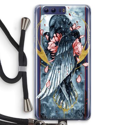 Golden Raven: Honor 9 Transparant Hoesje met koord