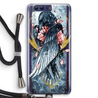 Golden Raven: Honor 9 Transparant Hoesje met koord