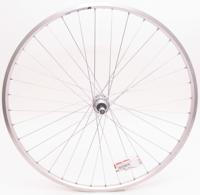 Achterwiel 28 x 1/4" ZAC19 Freewheel vast - zilver